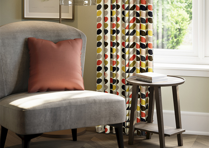 Orla Kiely Multi Stem, Tomato - Made to Measure Curtains - Image 5